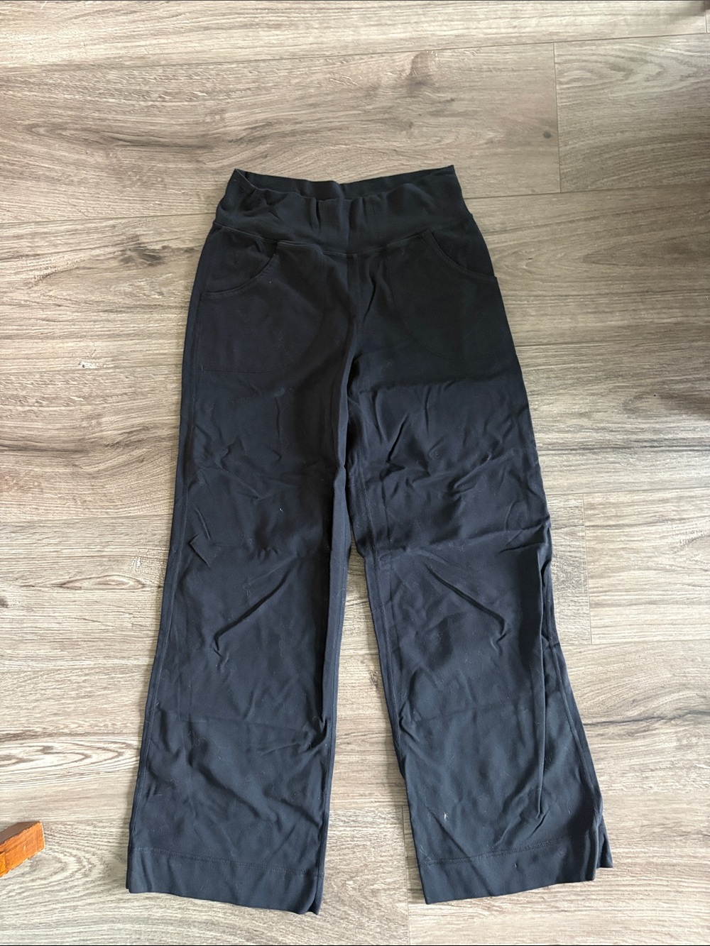 lululemon athletica Black Wide-Leg Pull-On Pants